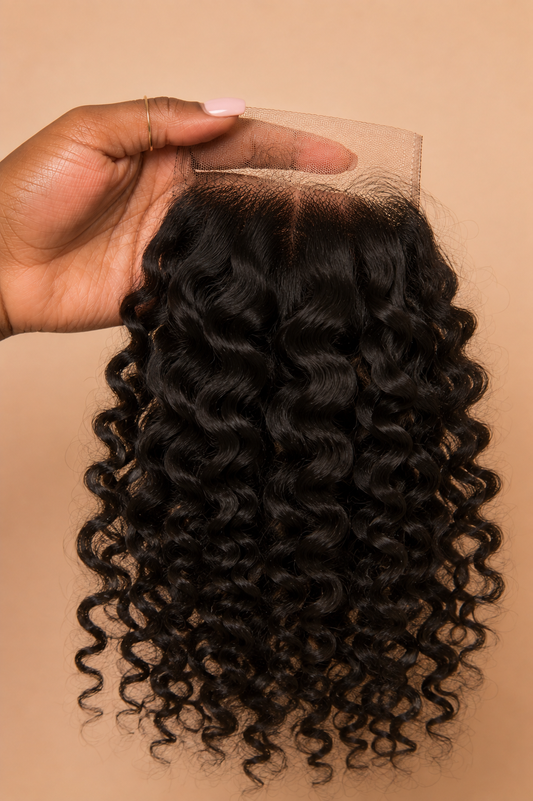Defined Curly 5×5 HD Closure